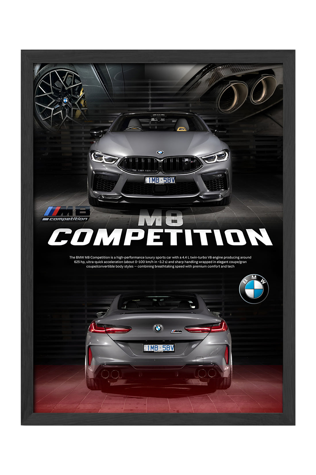 BMW M8 Competition Araba - tablo