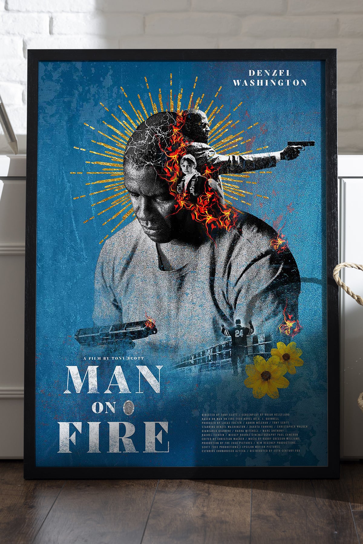 Man on Fire Gazap Ateşi - tablo