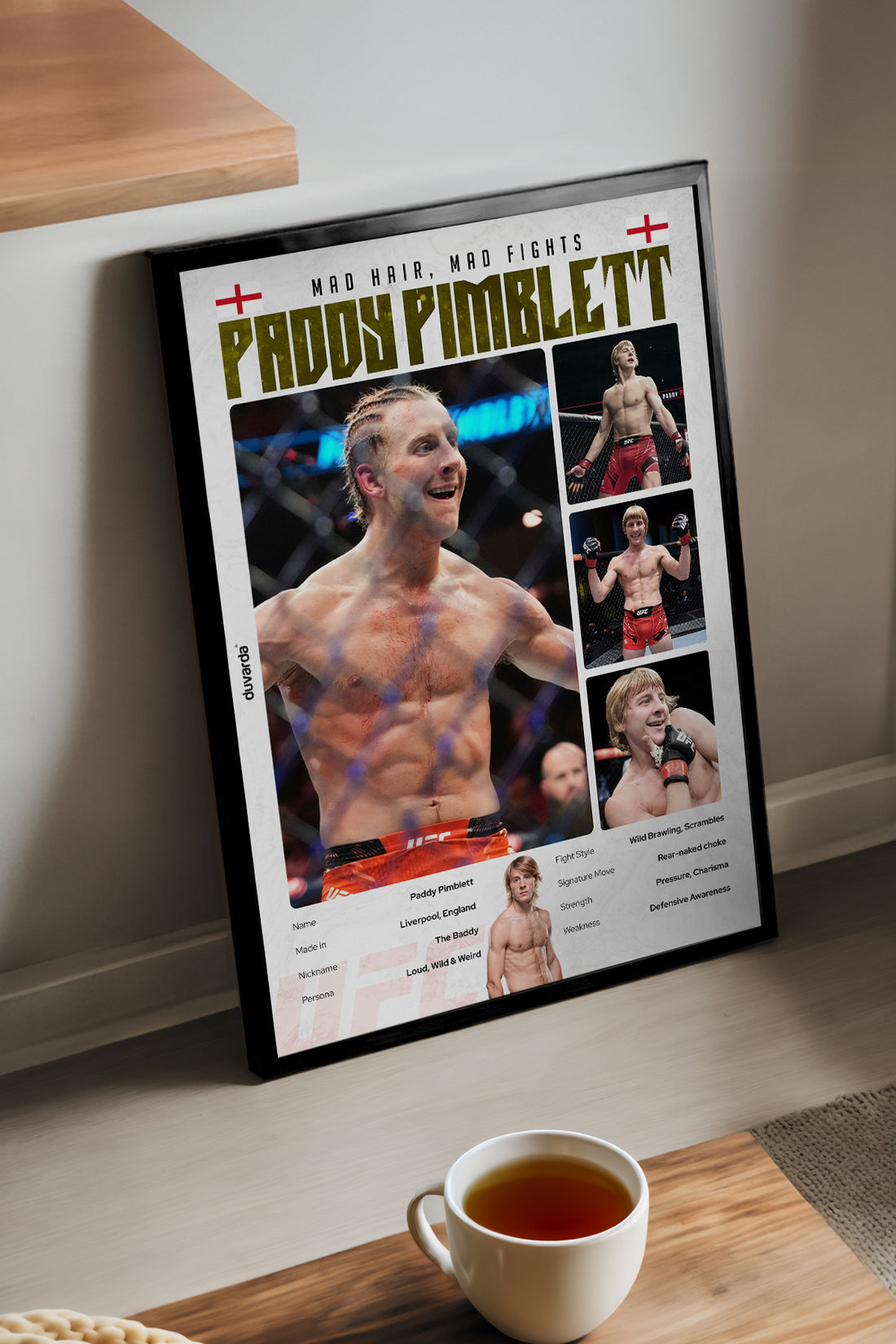 Paddy Pimblett UFC - tablo