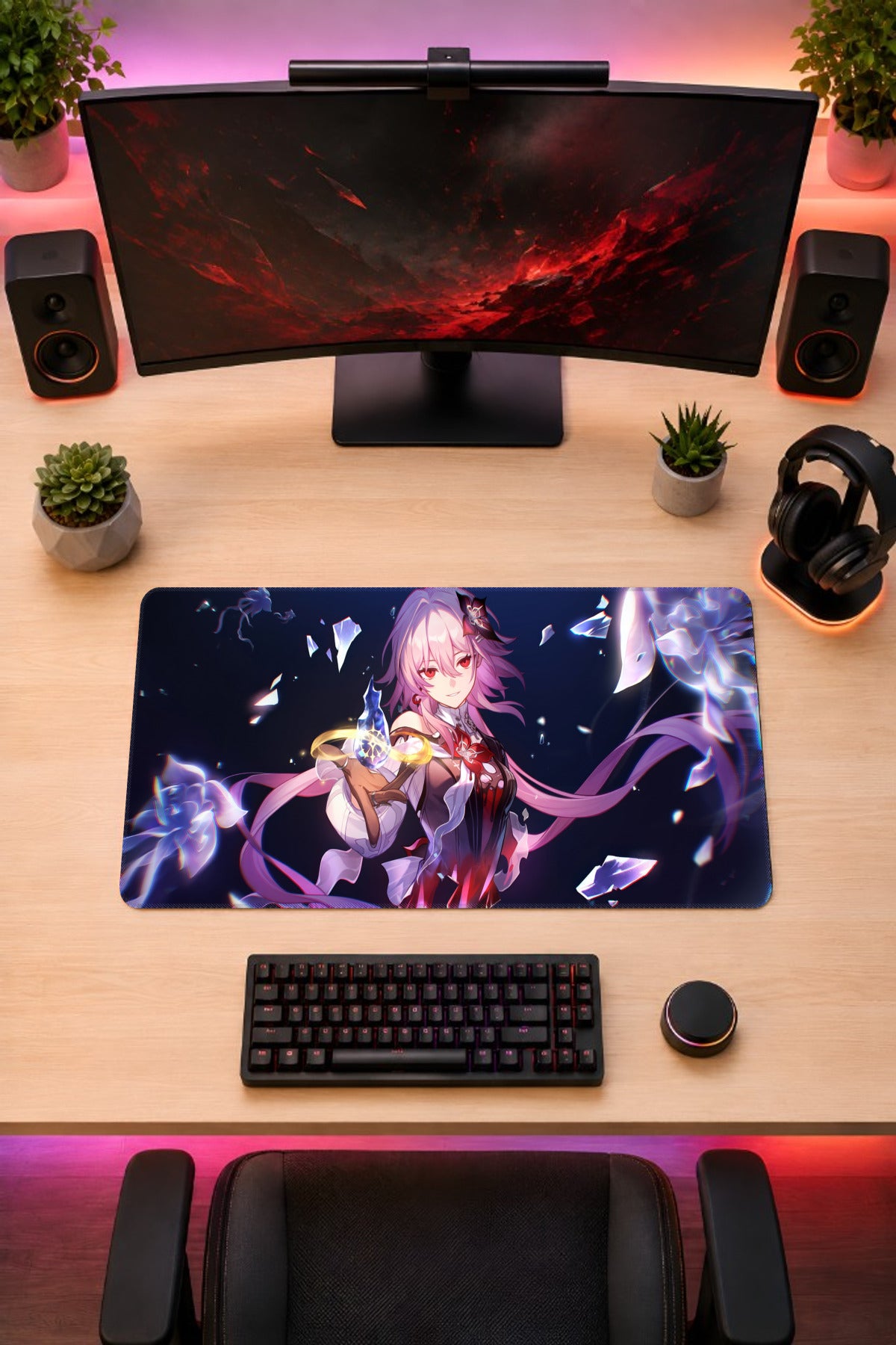Evernight Honkai Anime - mousepad