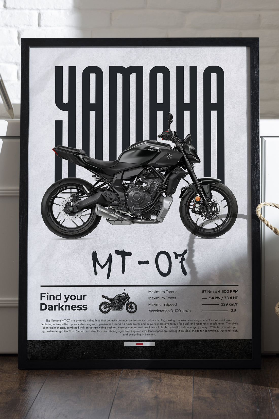 Yamaha MT-07 - tablo