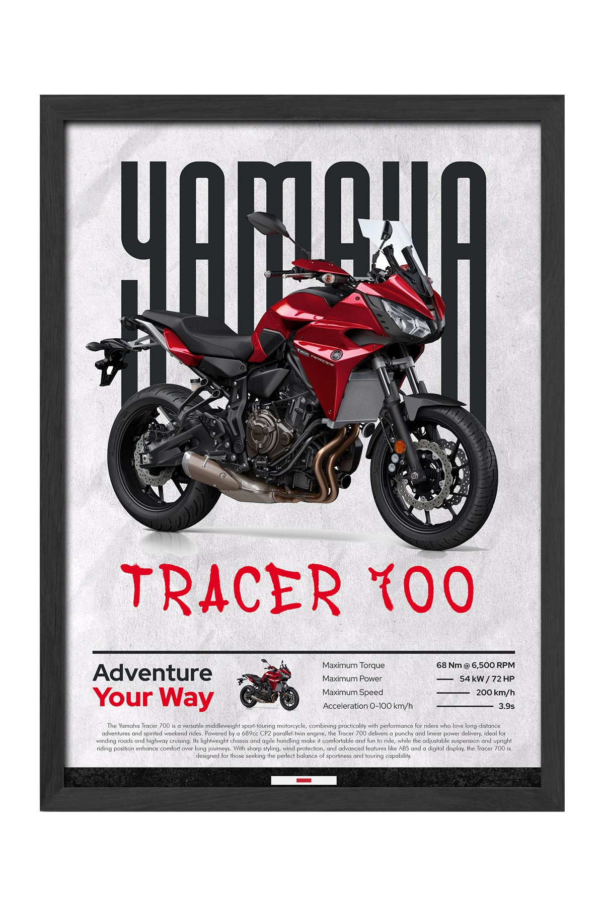 Yamaha Tracer 700 - tablo