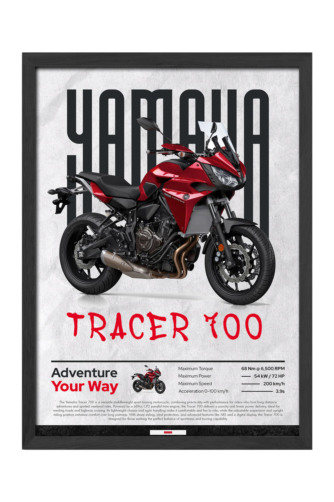 Yamaha Tracer 700 - tablo