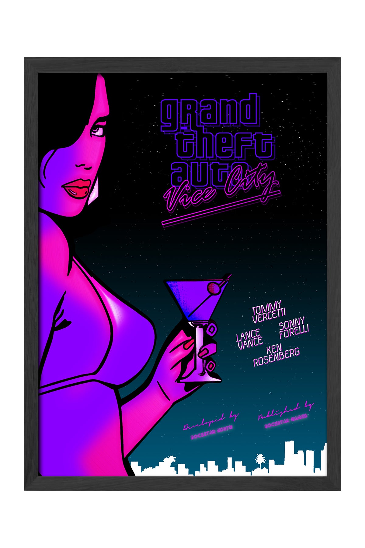 GTA Vice City - tablo
