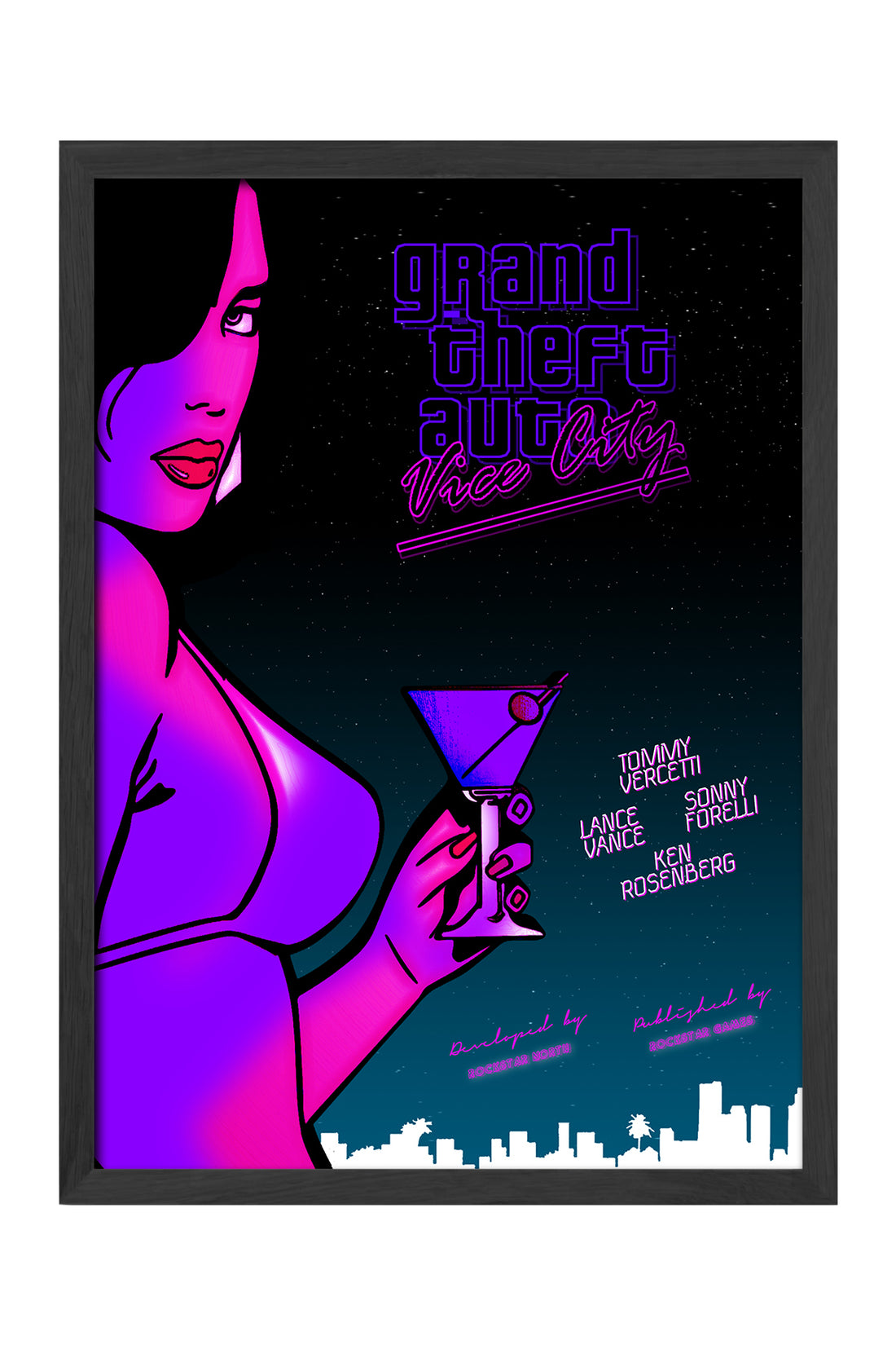 GTA Vice City - tablo
