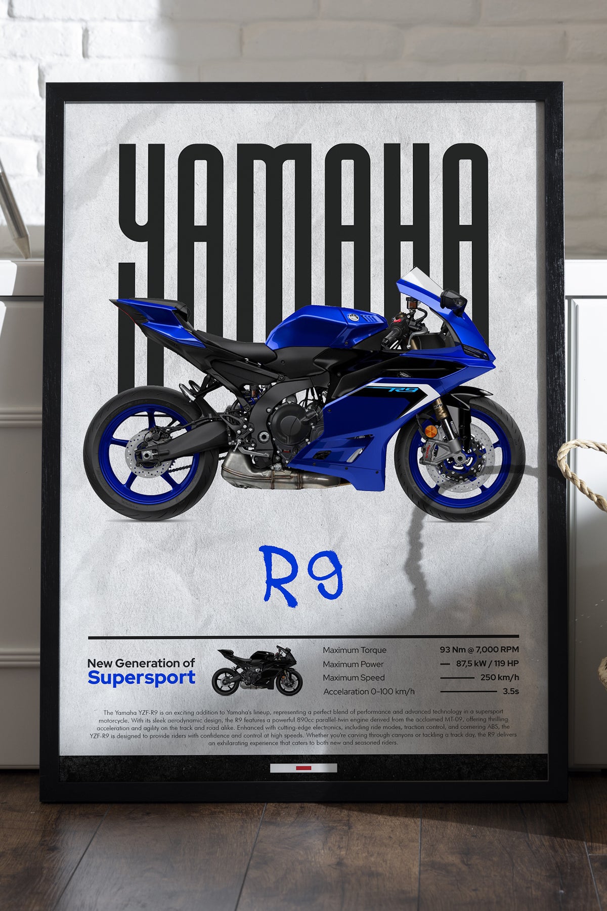 Yamaha R9 Mavi