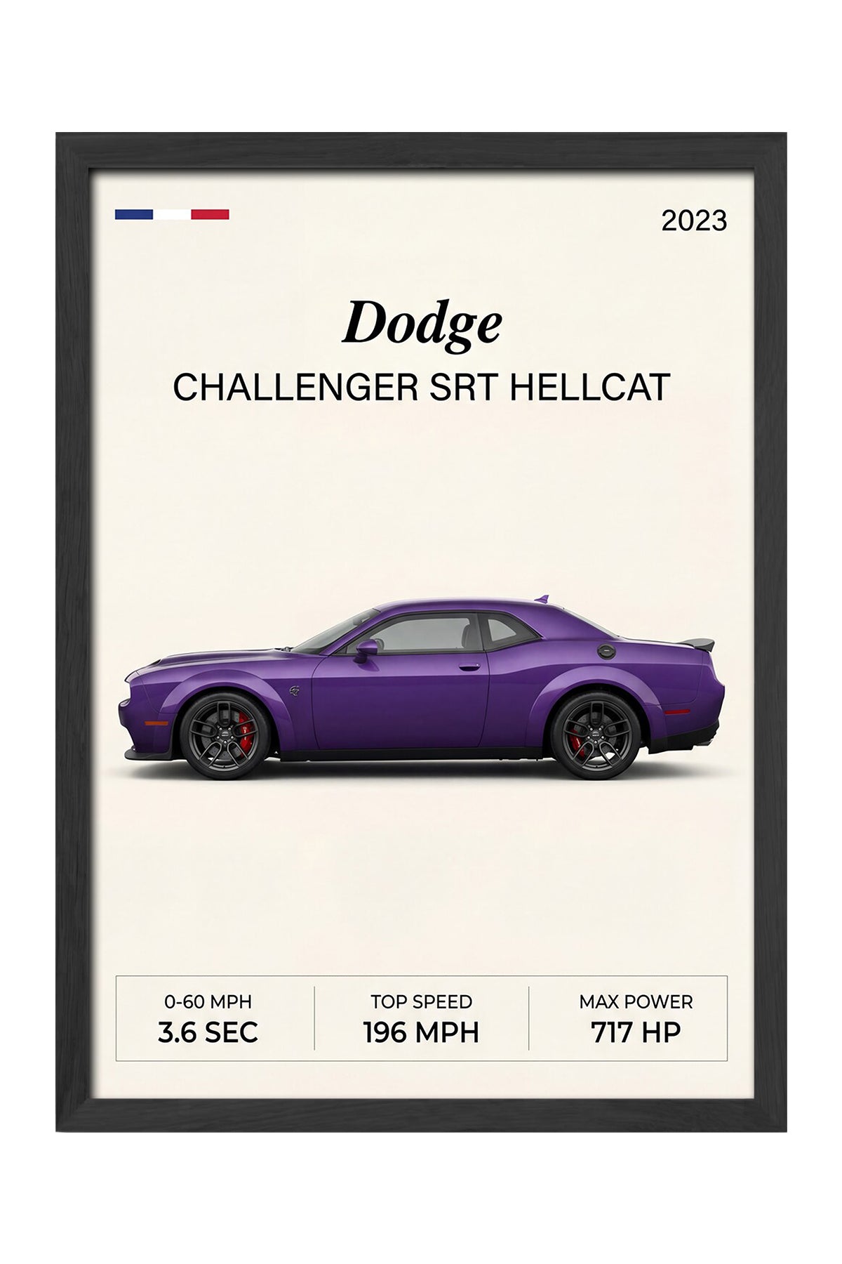 Dodge Challenger SRT - tablo
