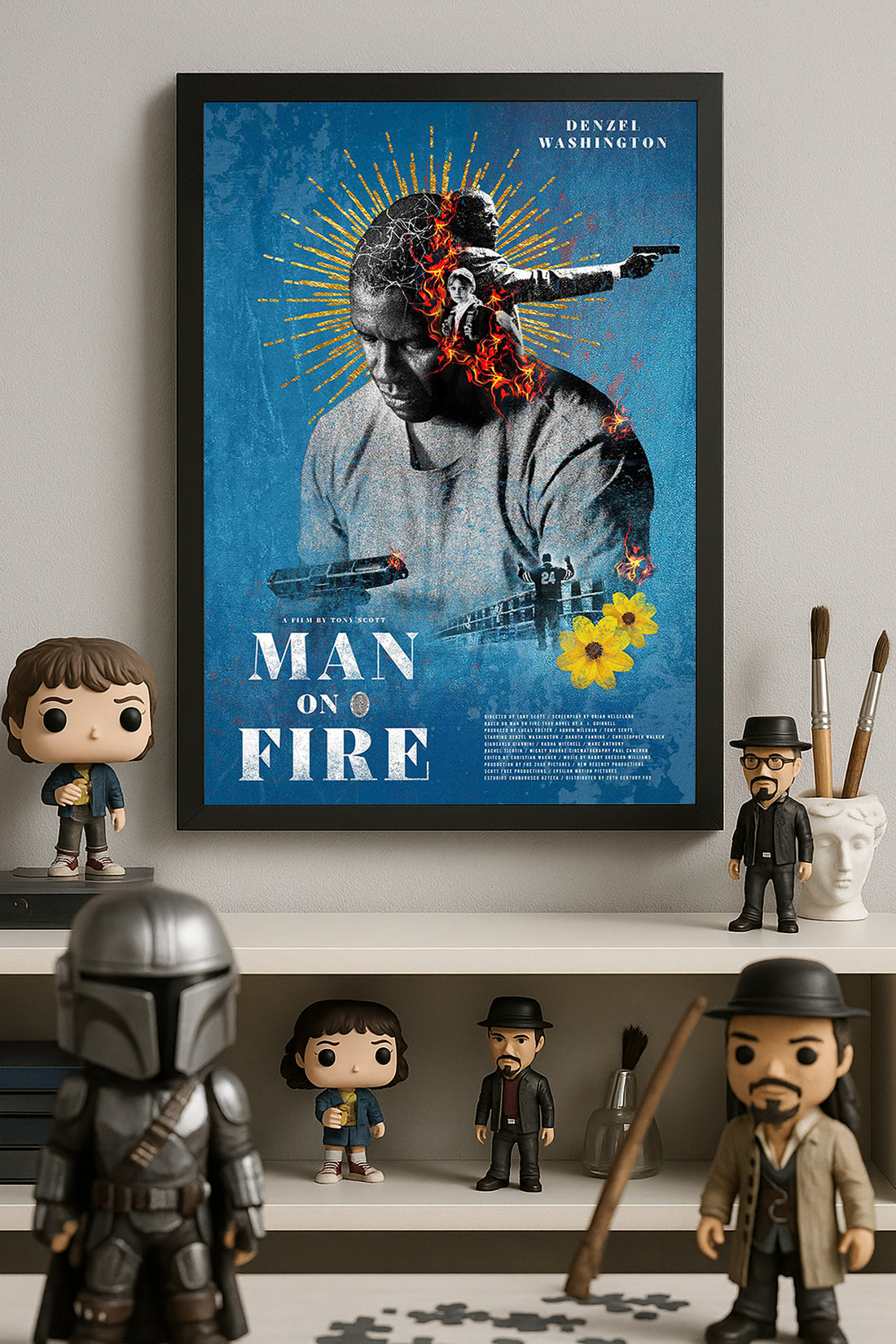 Man on Fire Gazap Ateşi - tablo