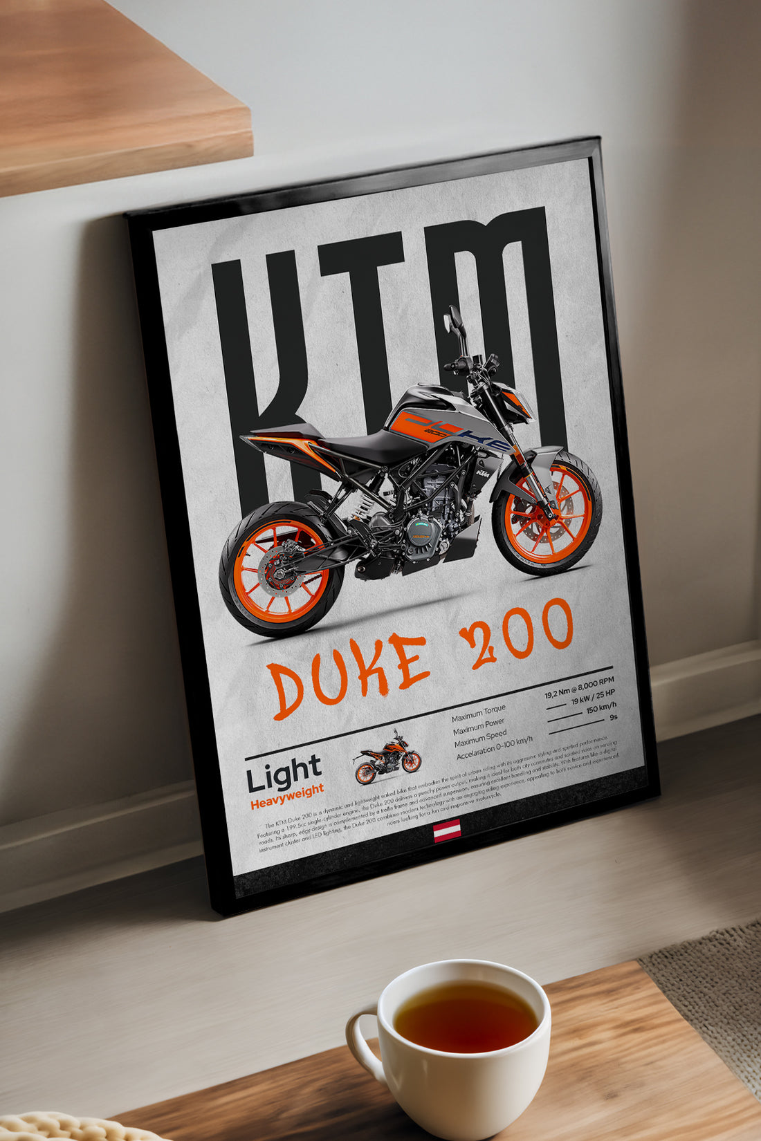 KTM Duke 200 Gri