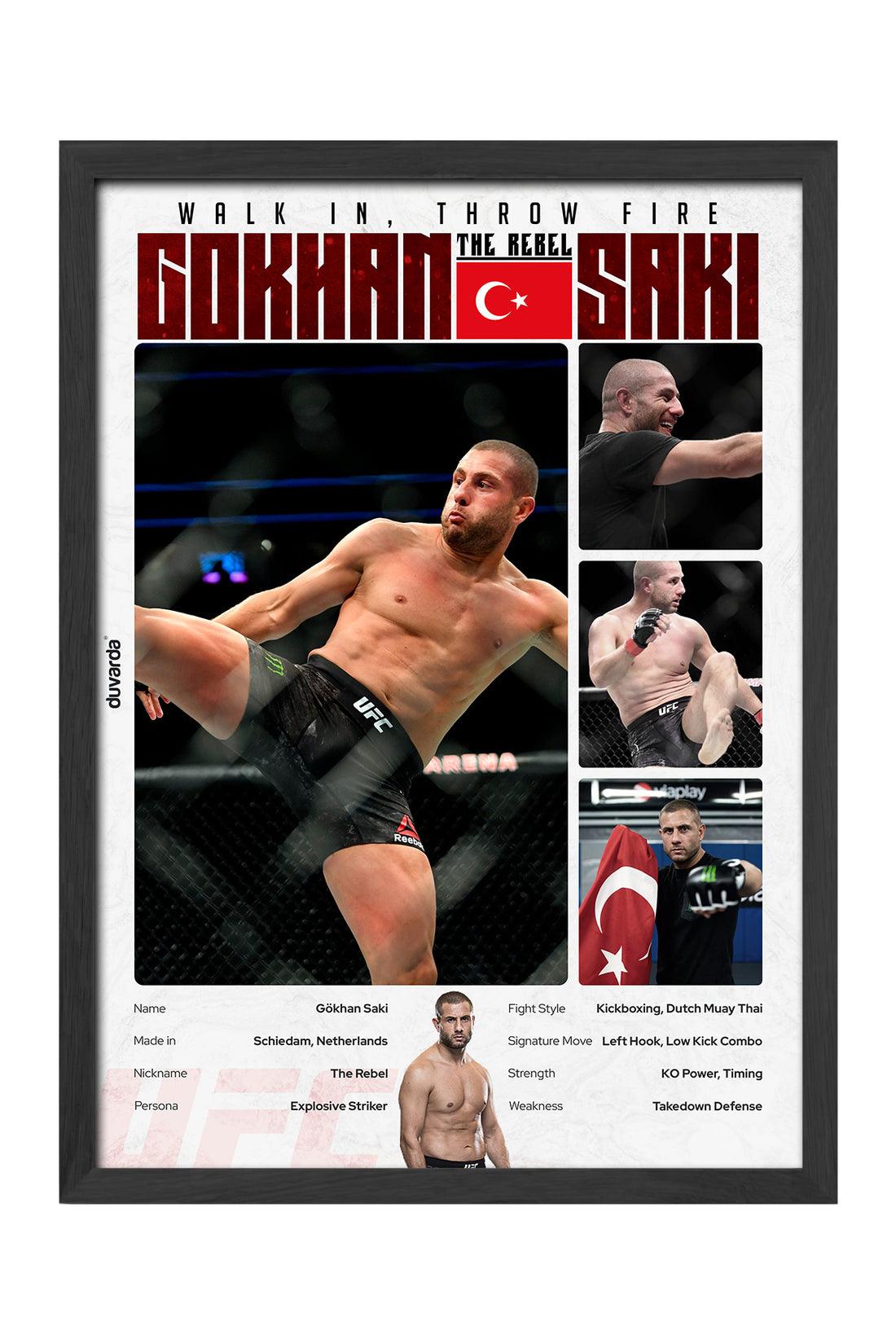 Gökhan Saki UFC - tablo