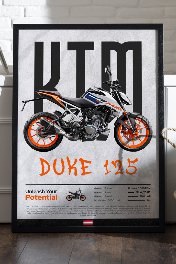 KTM Duke 125 Beyaz