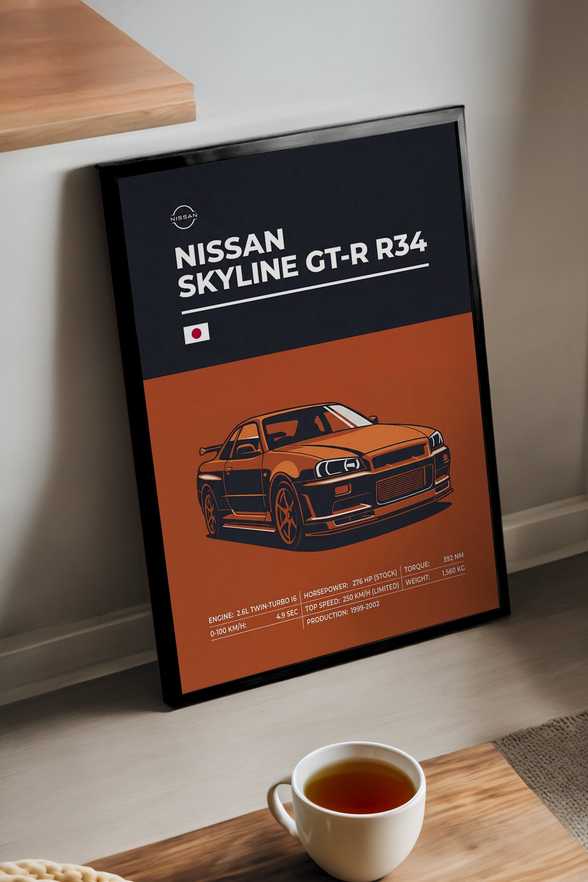 Nissan Skyline GT-R R34 - tablo