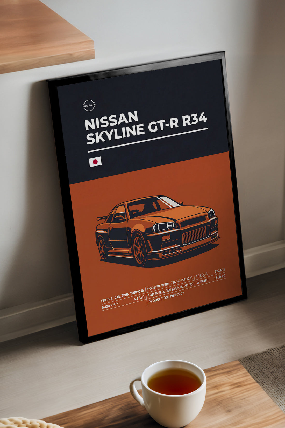 Nissan Skyline GT-R R34 - tablo
