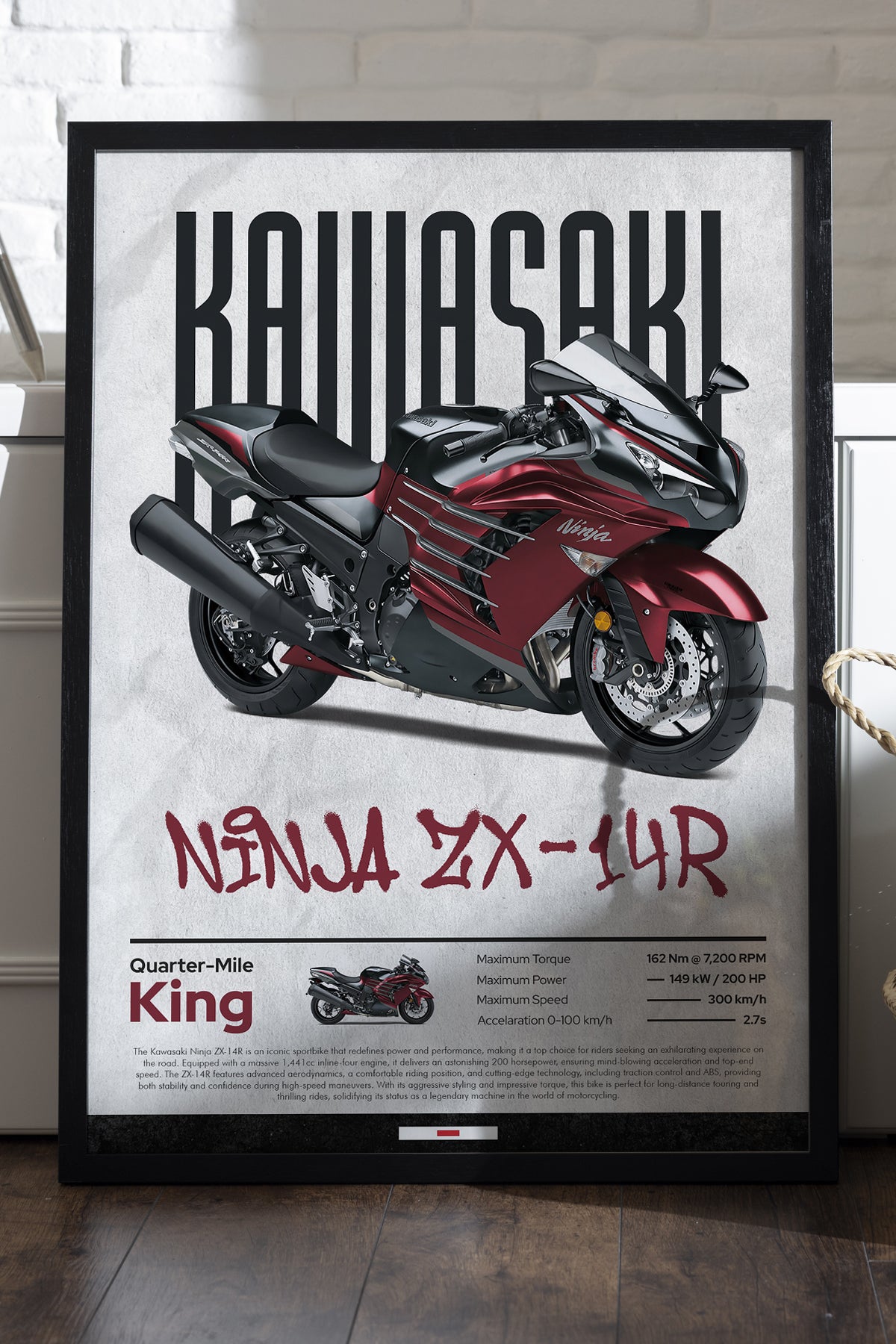 Kawasaki Ninja ZX-14 R - tablo