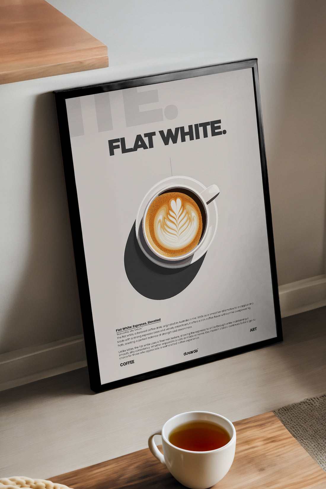 Flat White Kahve - tablo