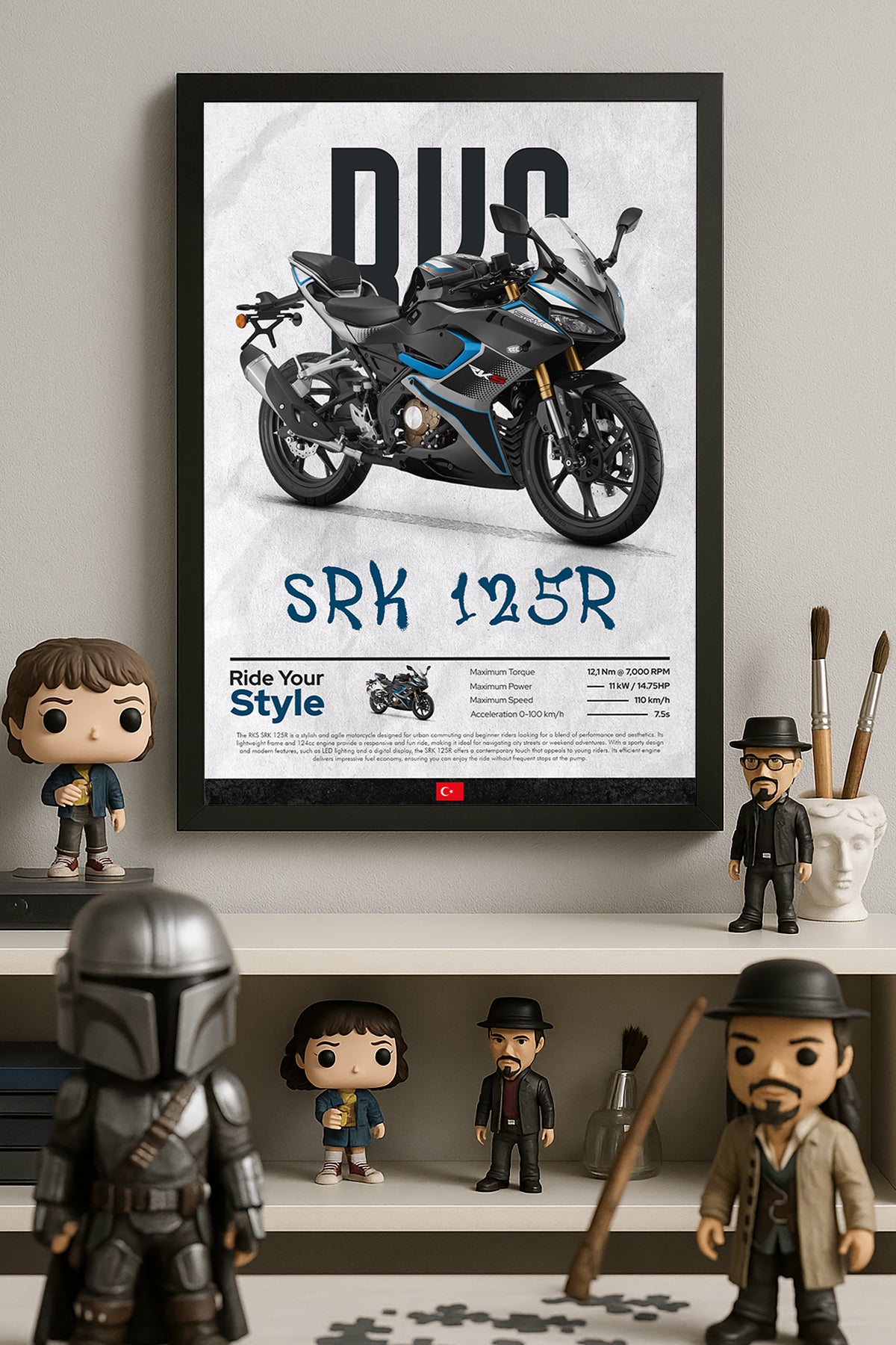 RKS SRK 125R Mavi