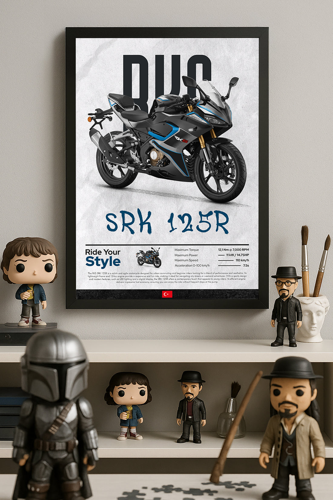 RKS SRK 125R Mavi