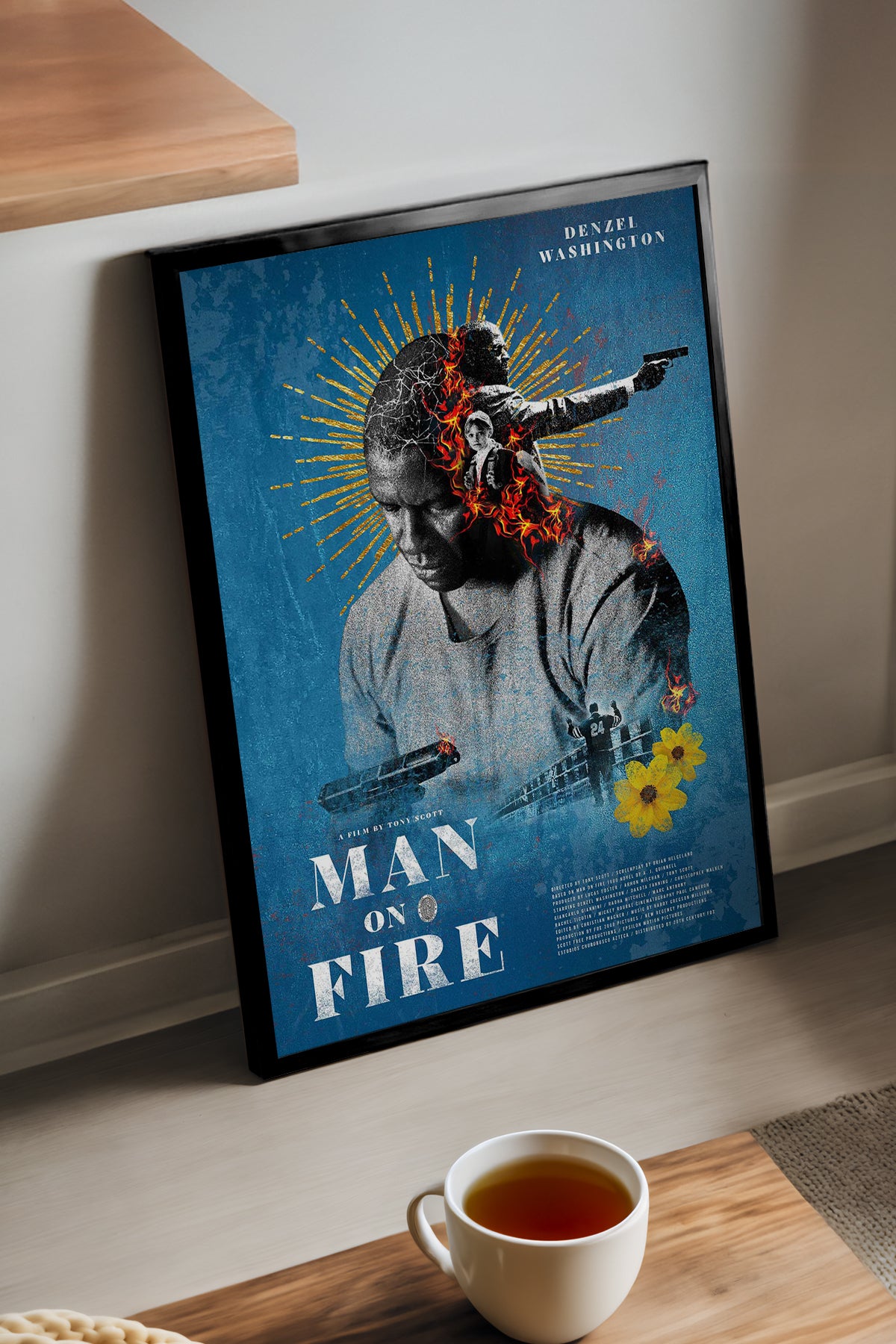 Man on Fire Gazap Ateşi - tablo