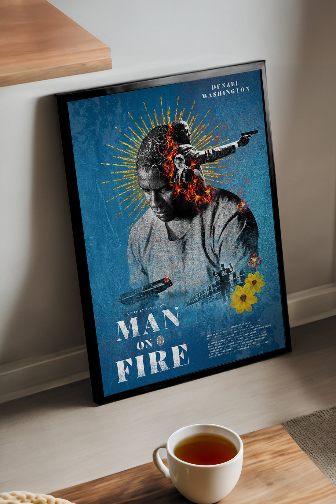 Man on Fire Gazap Ateşi - tablo