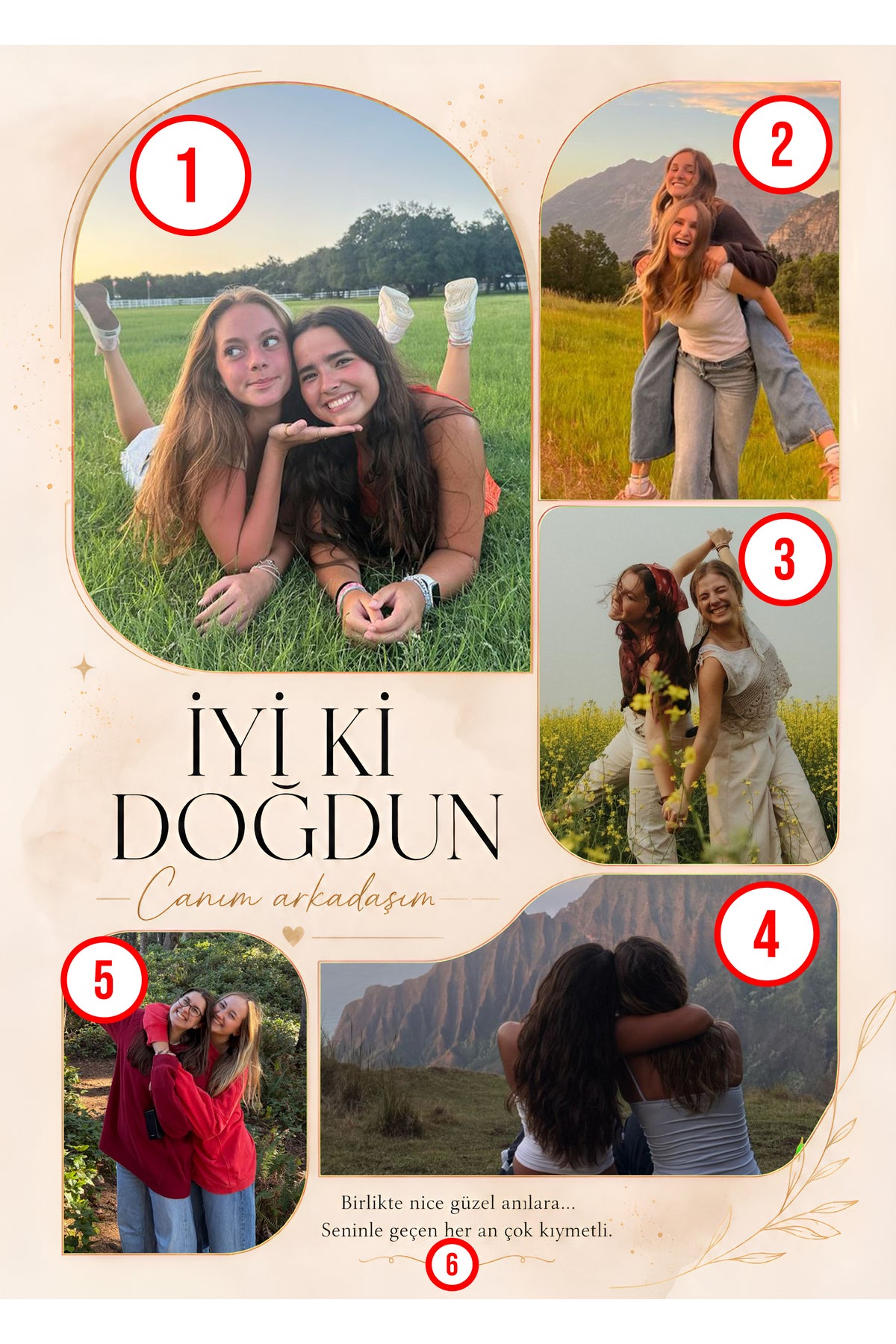 Kişiye Özel Doğum Günü Siyah