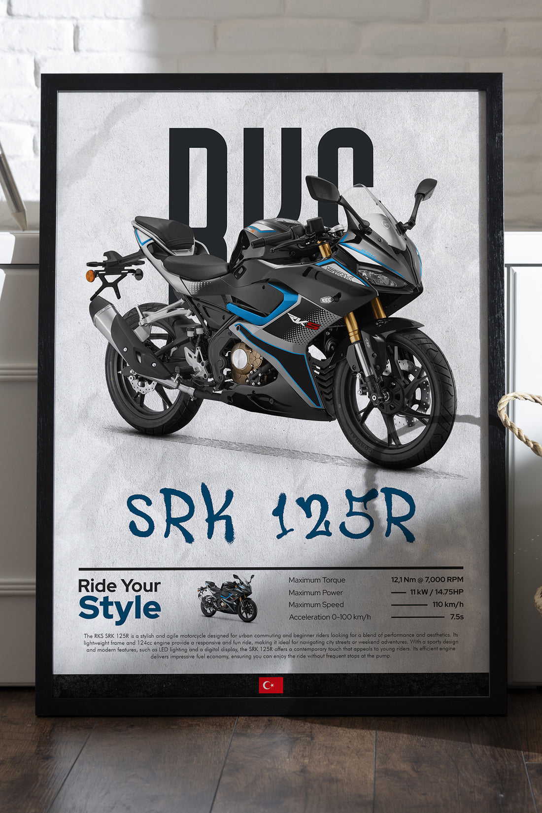 RKS SRK 125R Mavi