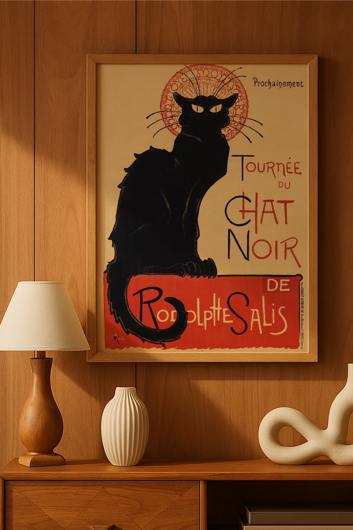Chat Noir Kedi - tablo