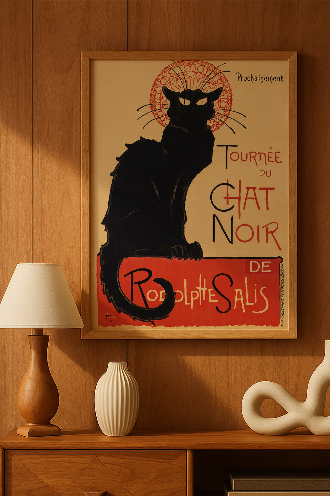 Chat Noir Kedi - tablo