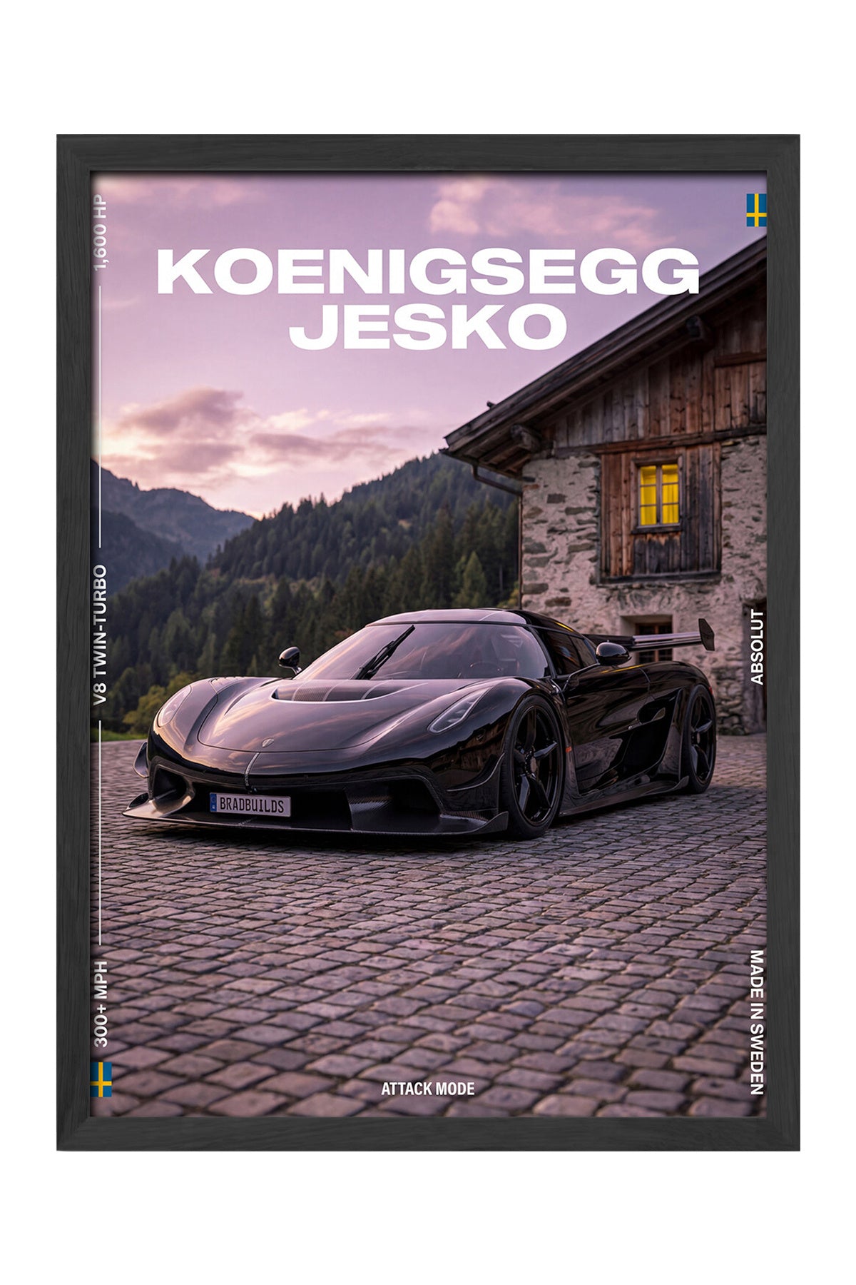 Koenigsegg Jesko - tablo