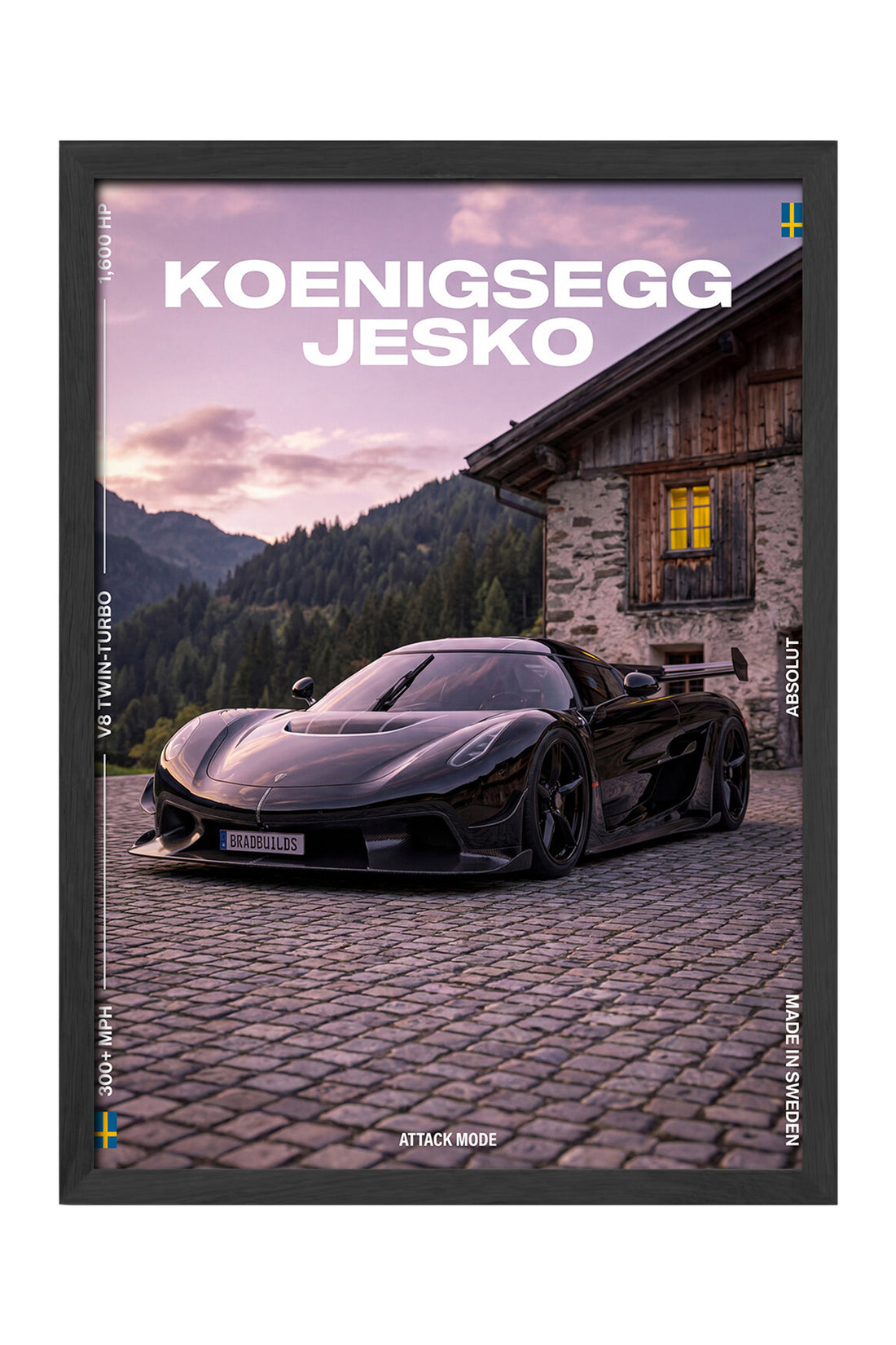 Koenigsegg Jesko - tablo