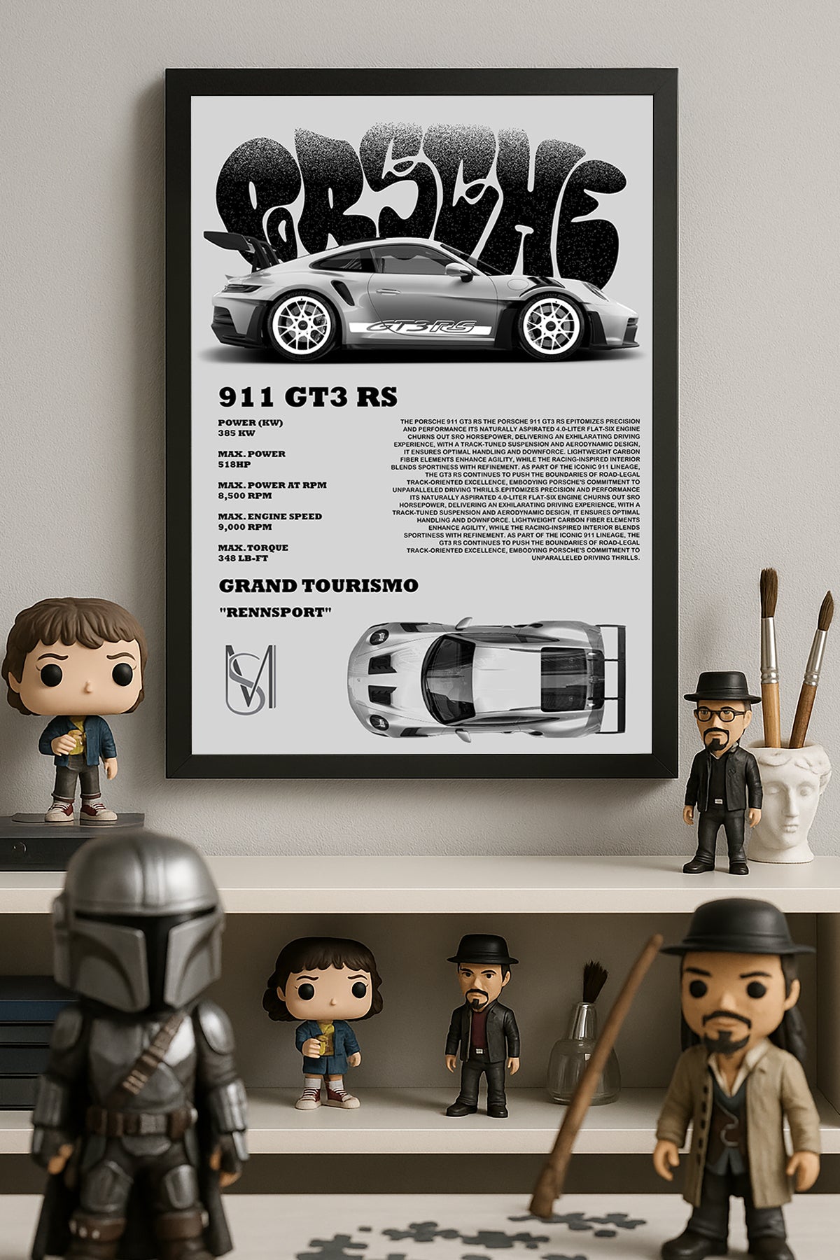 Porsche 911 GT3 RS - tablo