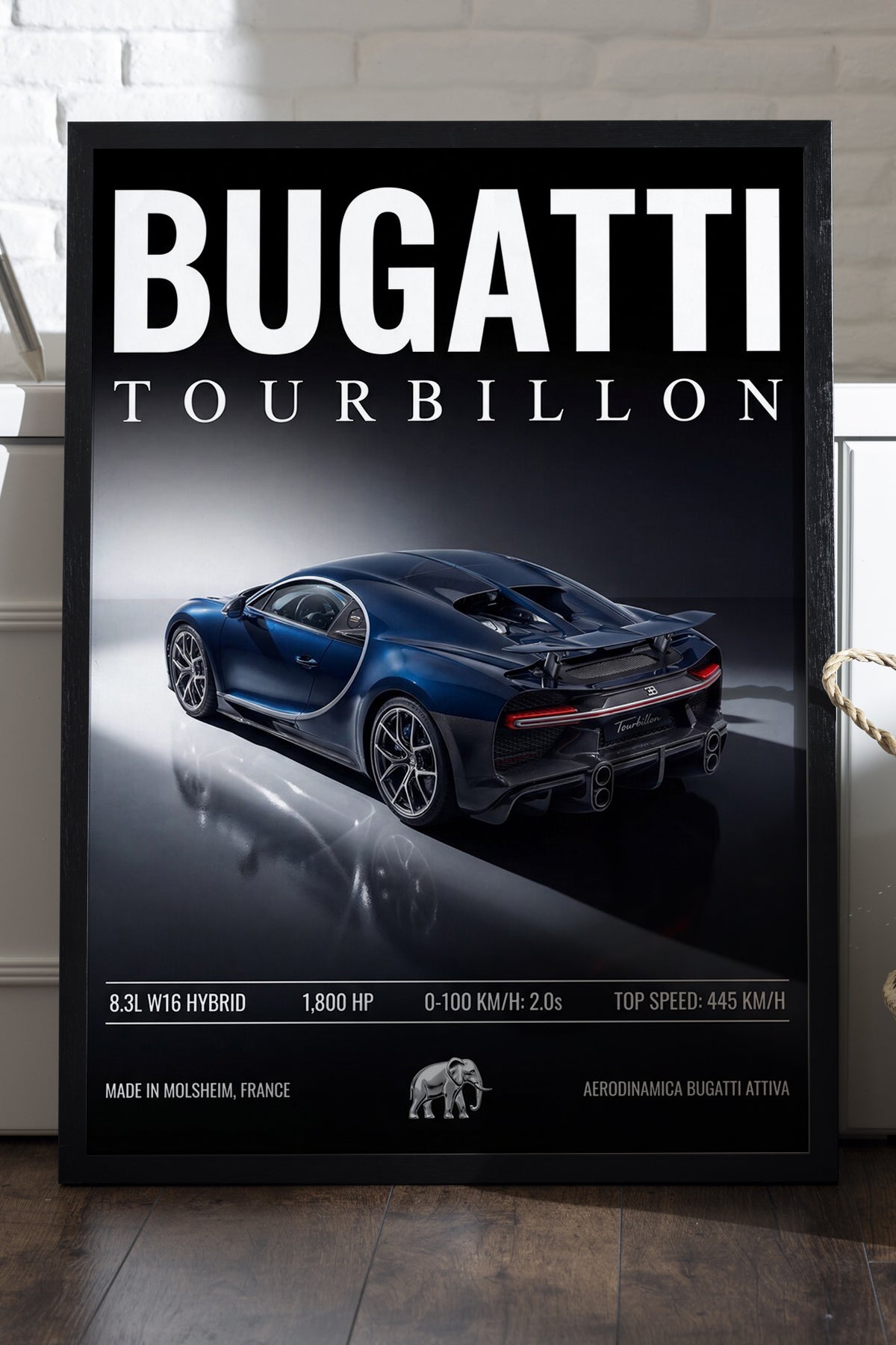 Bugatti Tourbillon - tablo