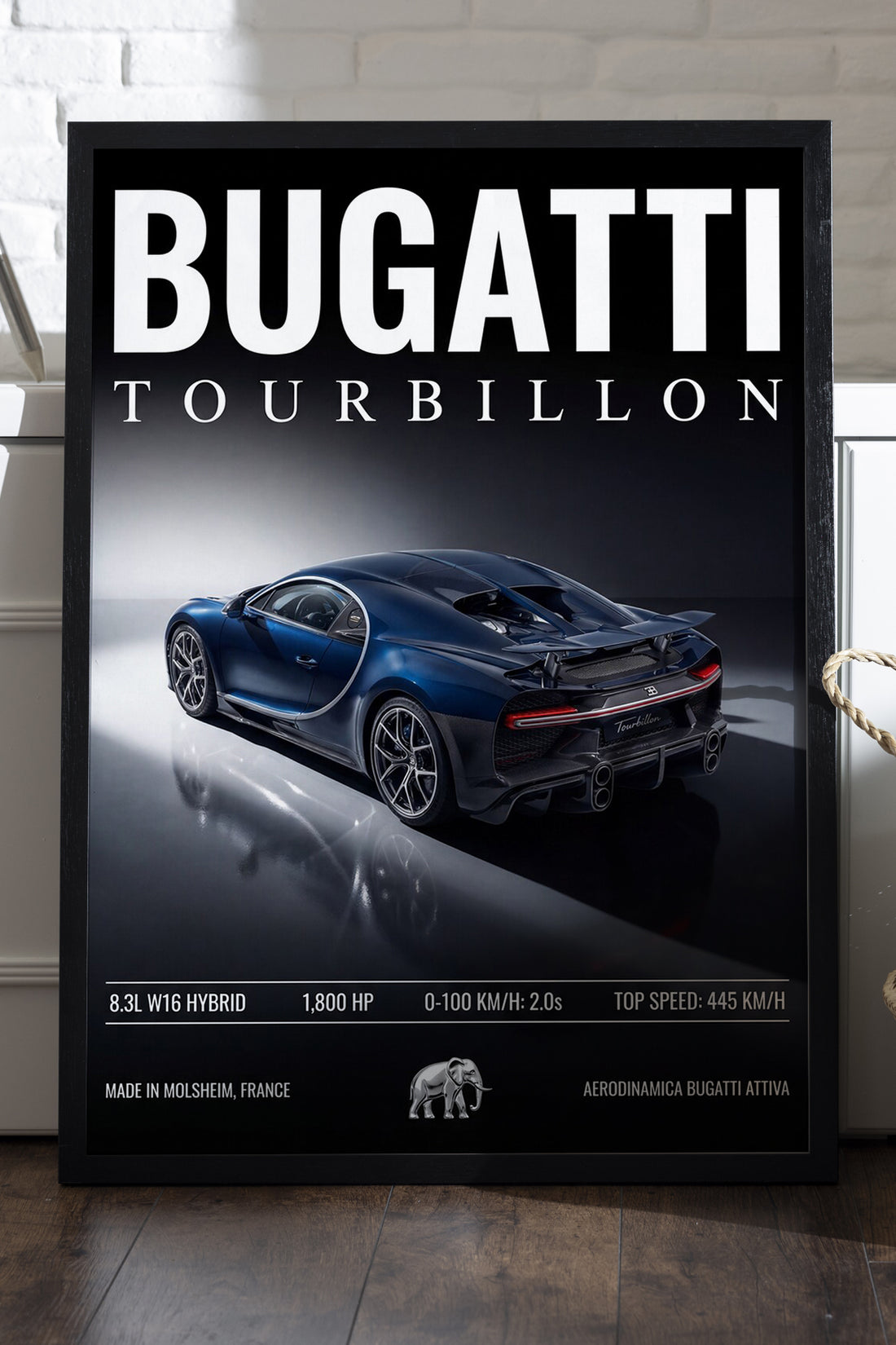 Bugatti Tourbillon - tablo