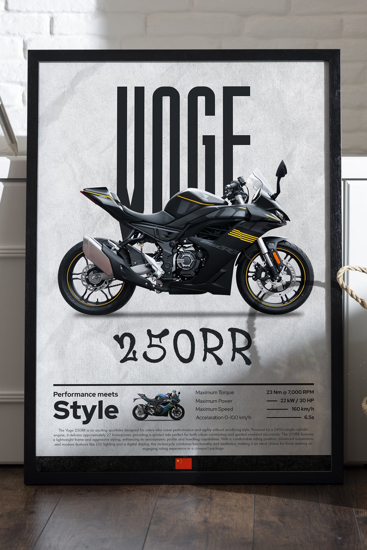 Voge 250RR - tablo