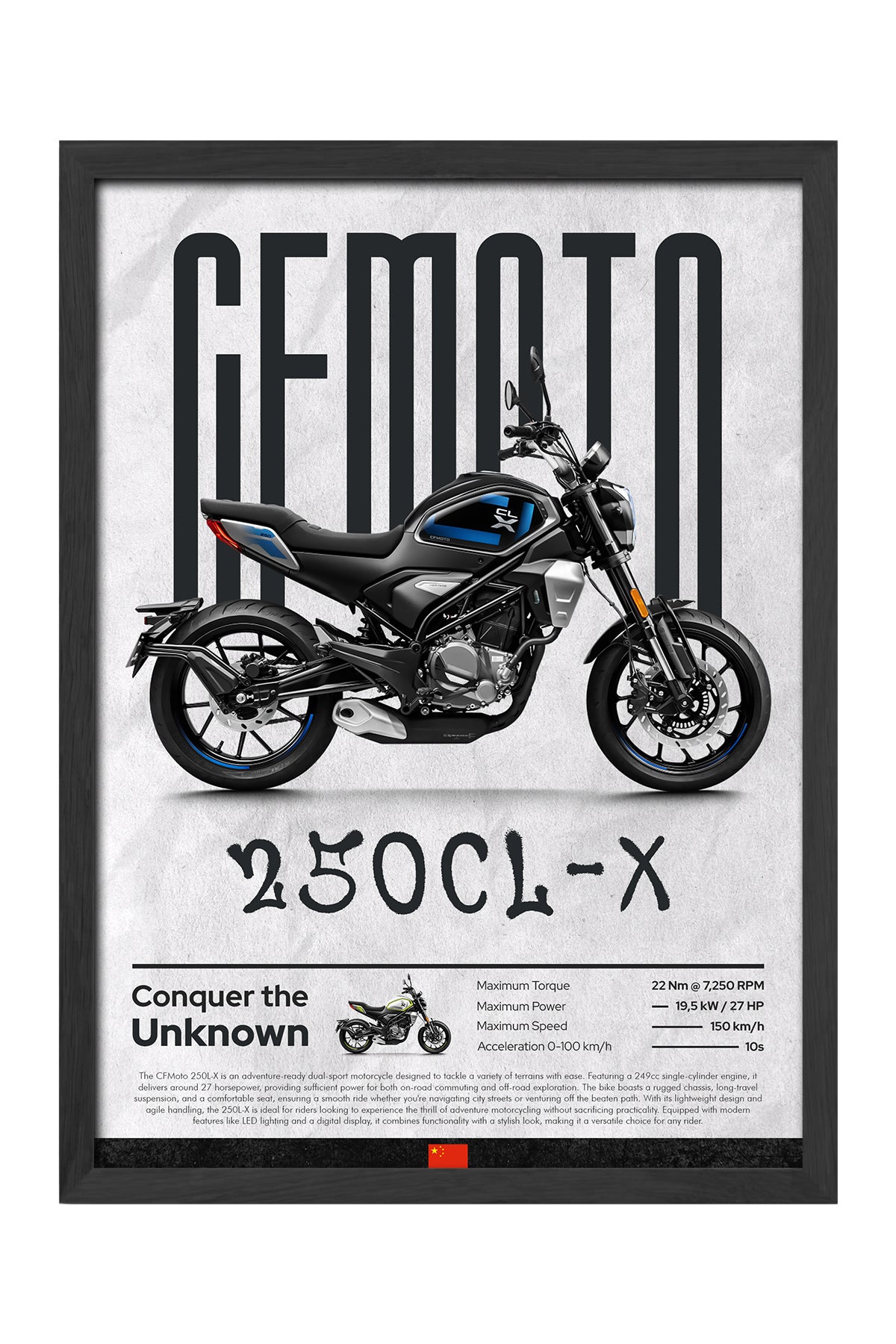 CFMOTO 250 CL-X Siyah
