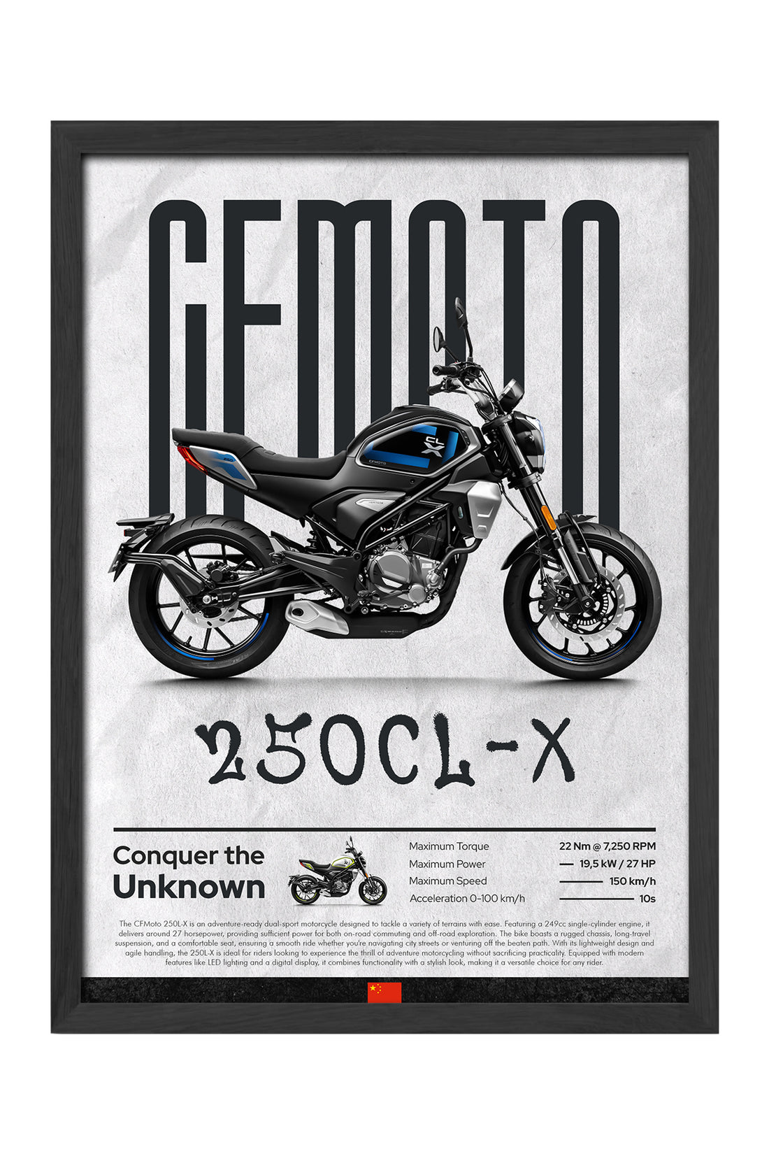 CFMOTO 250 CL-X Siyah