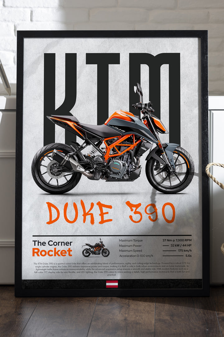 KTM Duke 390 Gri