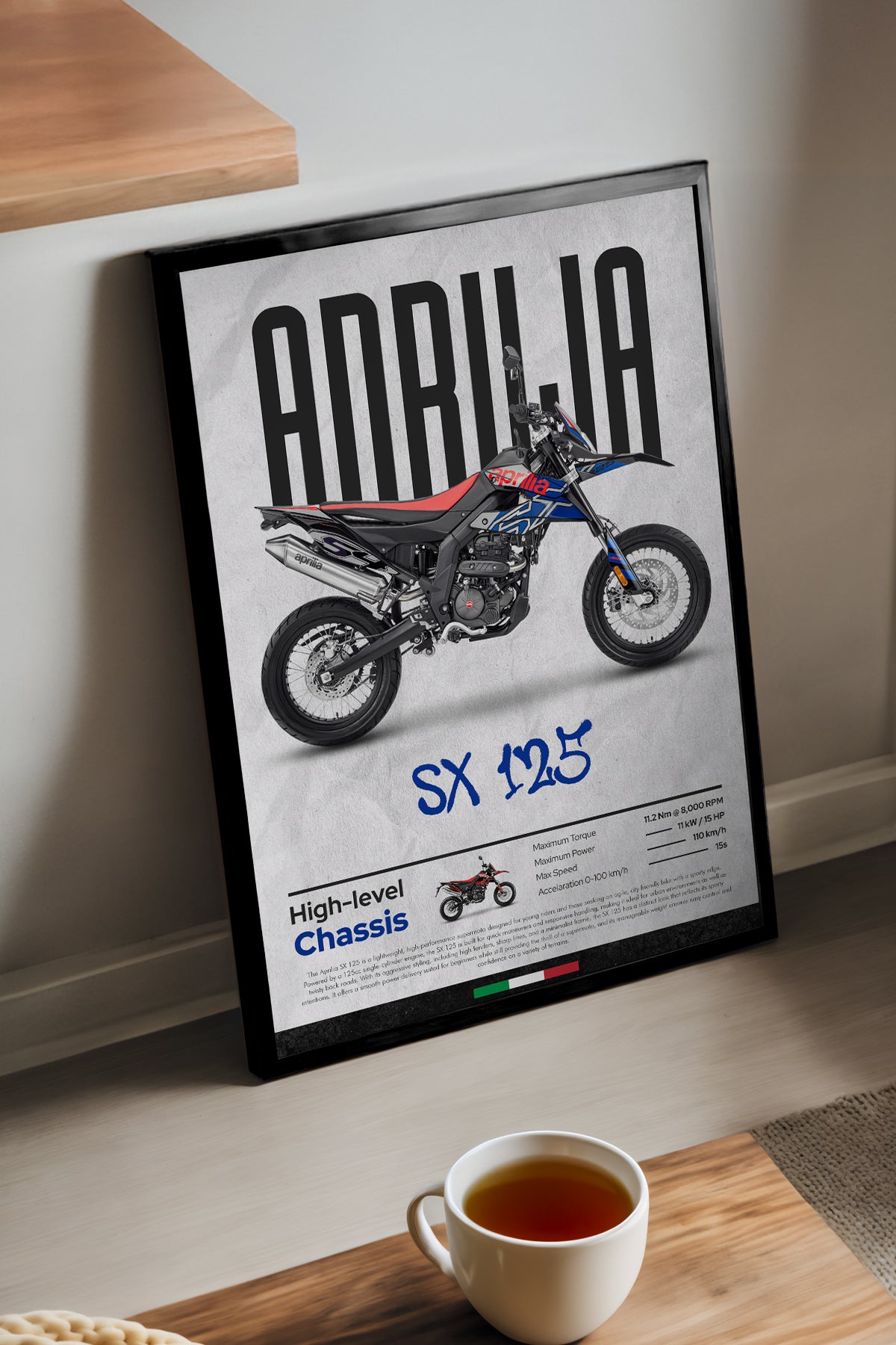 Aprilia SX 125 Mavi