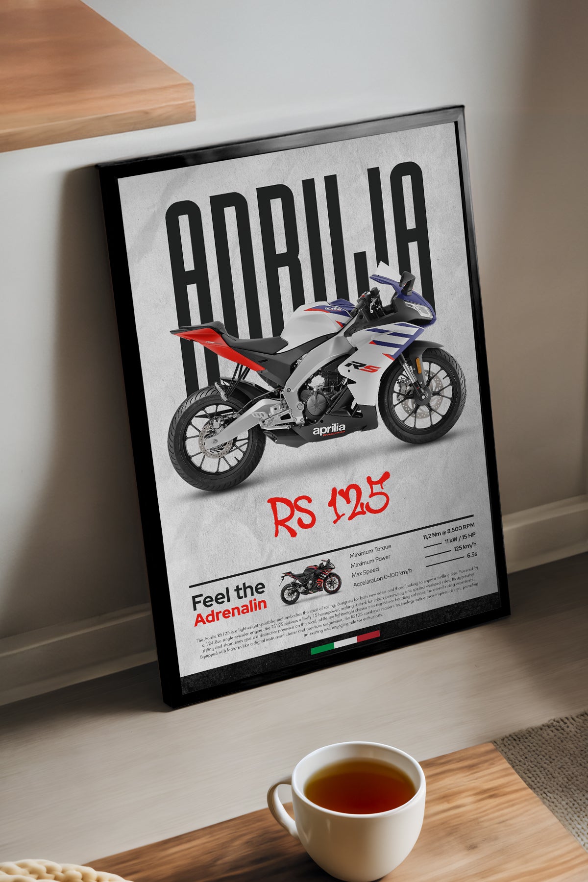 Aprilia RS 125 Beyaz