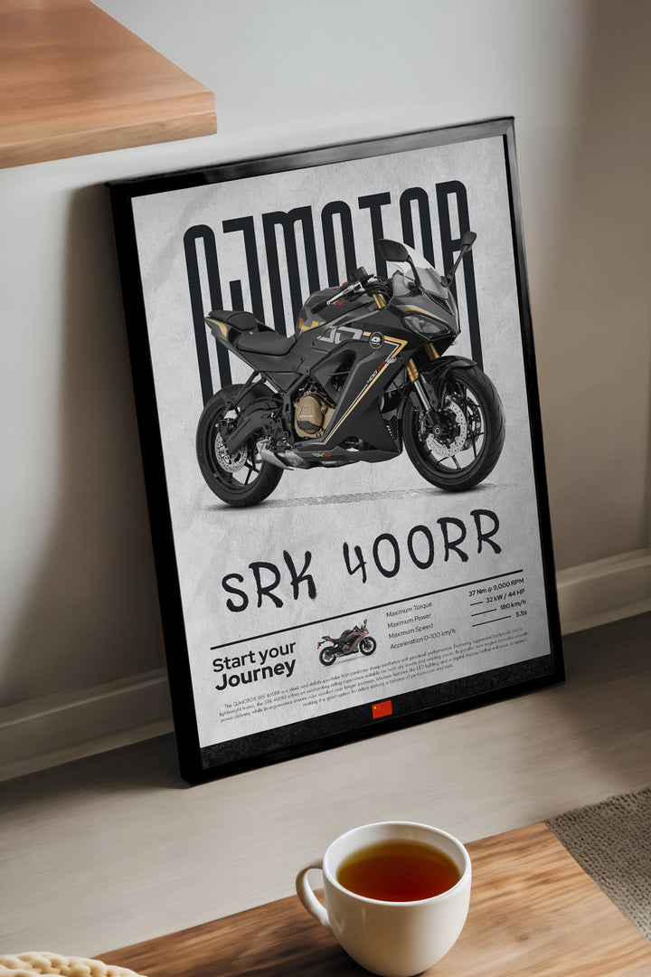 QJ Motor SRK 400RR Siyah