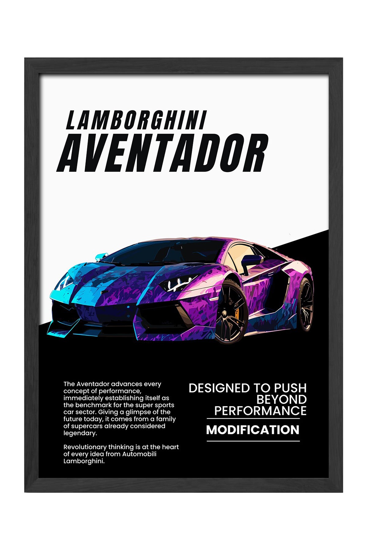 Lamborghini Aventador - tablo