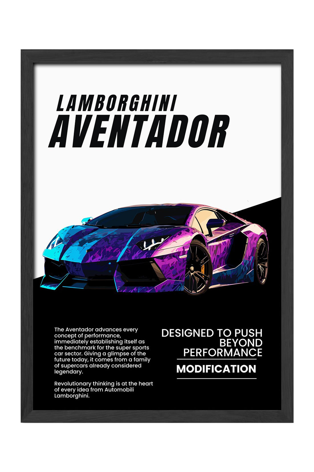 Lamborghini Aventador - tablo