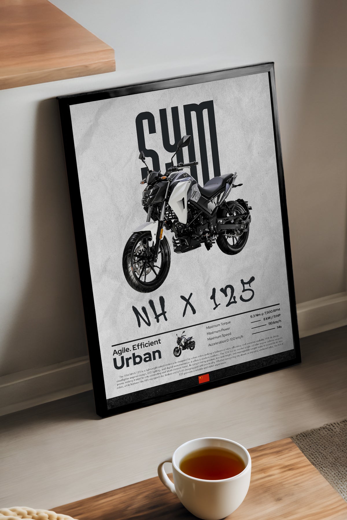 SYH NH X 125 - tablo