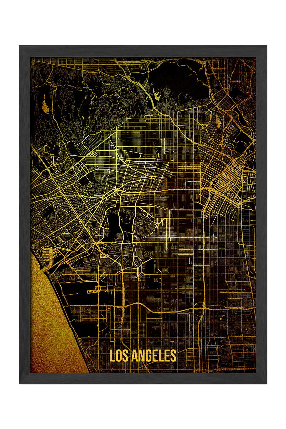Los Angeles Şehir Haritası - tablo