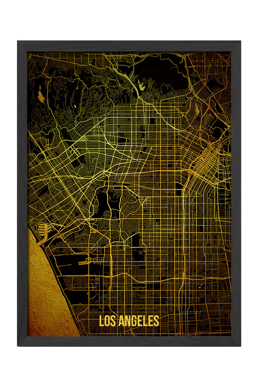 Los Angeles Şehir Haritası - tablo