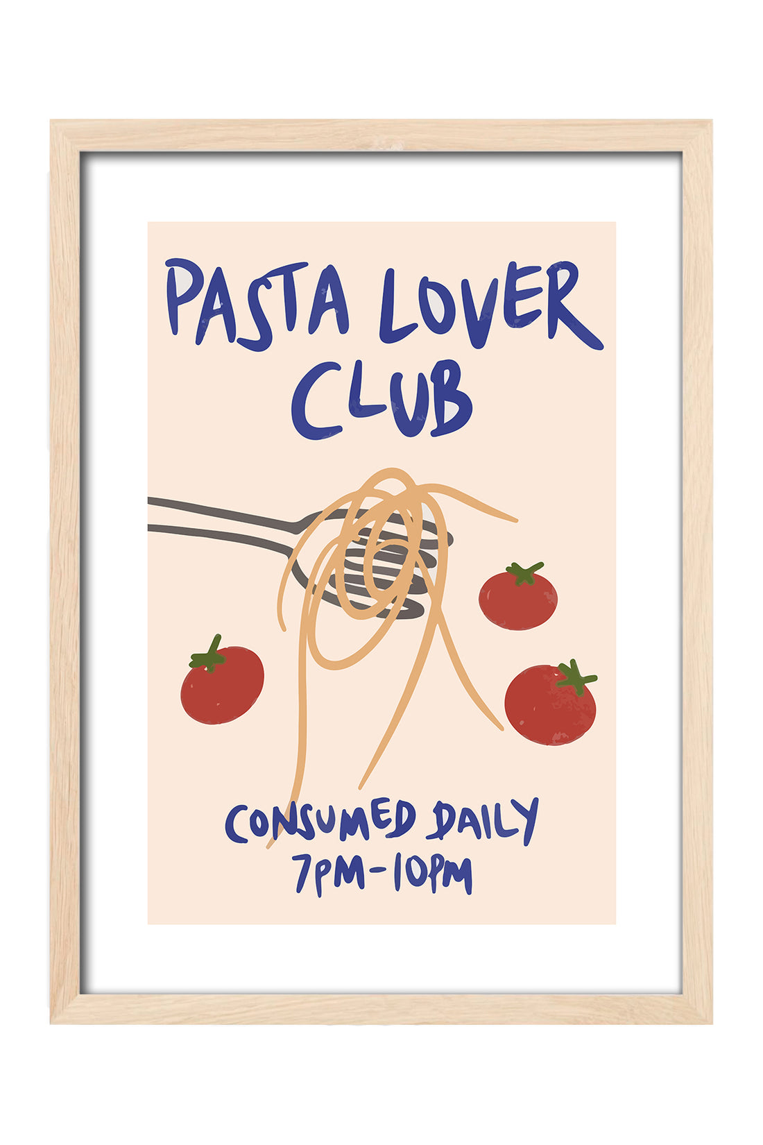 Pasta Lover Club - tablo