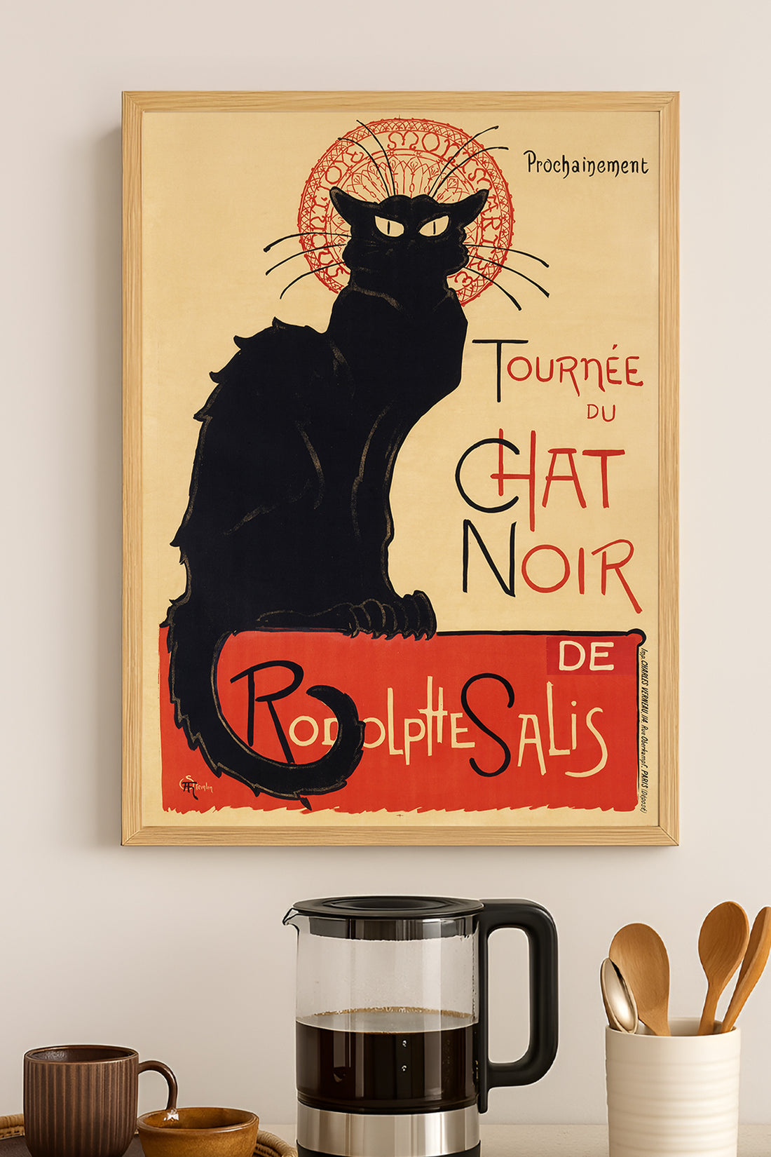 Chat Noir Kedi - tablo
