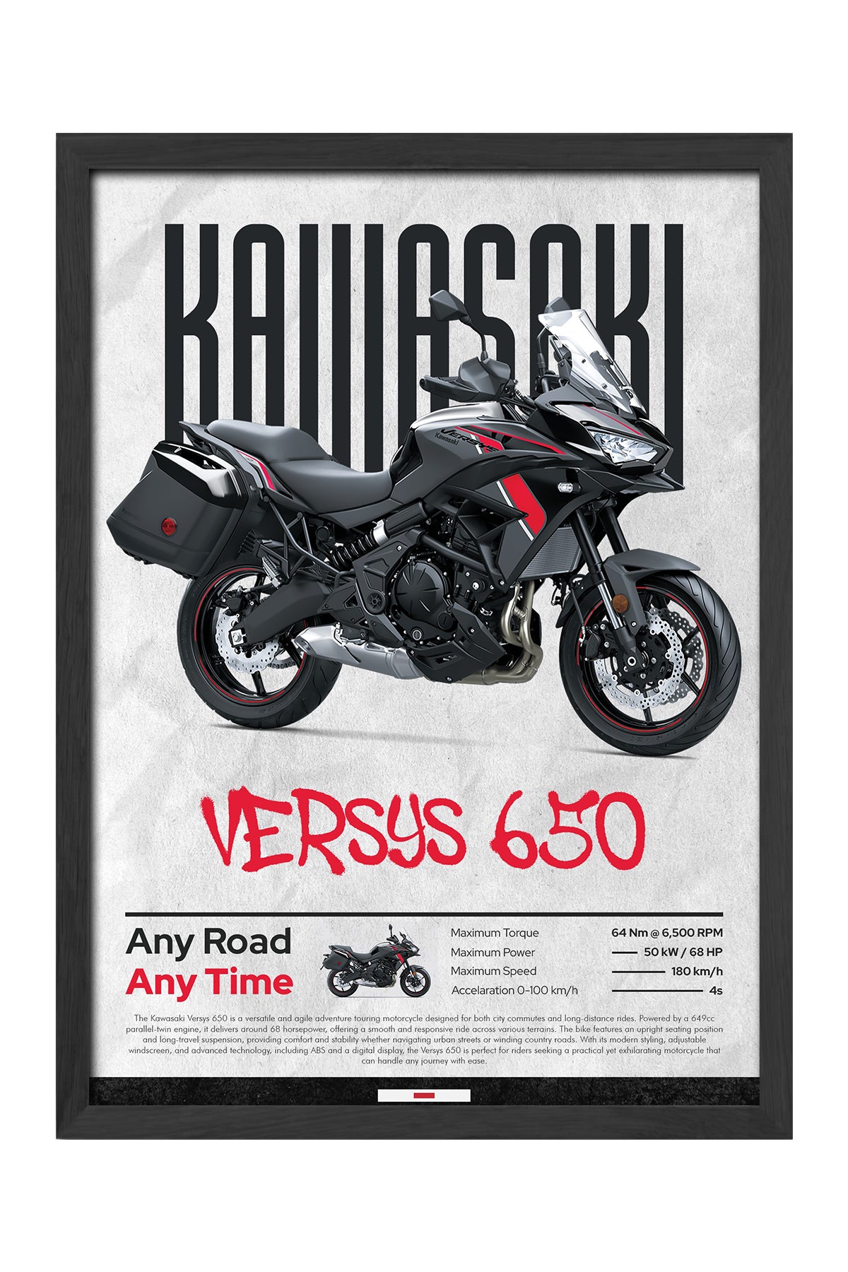 Kawasaki Versys 650 - tablo