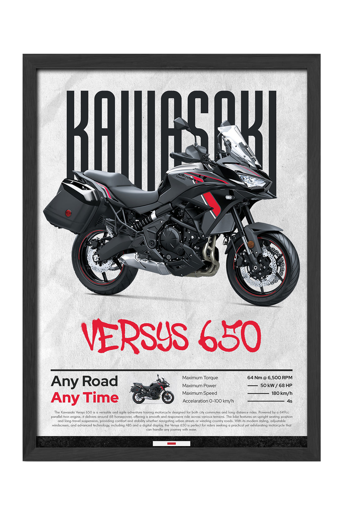 Kawasaki Versys 650 - tablo