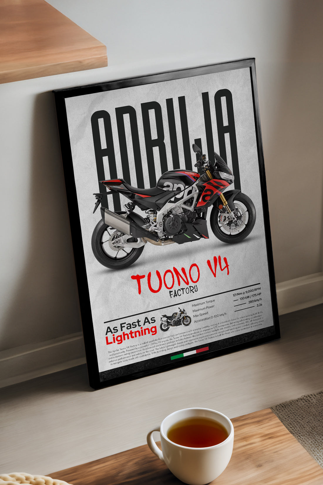 Aprilia Tuono V4 Factory Kırmızı