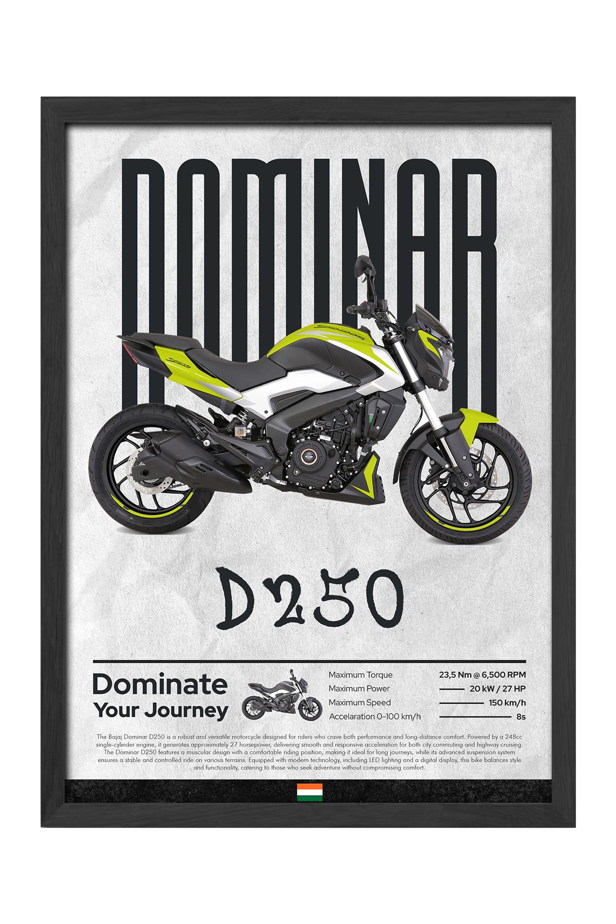 Bajaj Dominar 250 Yeşil